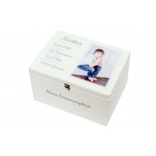 Memory box with your photo, memory box as a gift for birth 2