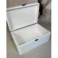 Hochzeitsbox, Erinnerungskiste schlicht modern mit Namen und Datum, personalisiert