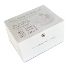 Erinnerungsbox Motiv Elefant mit Geburtsdaten